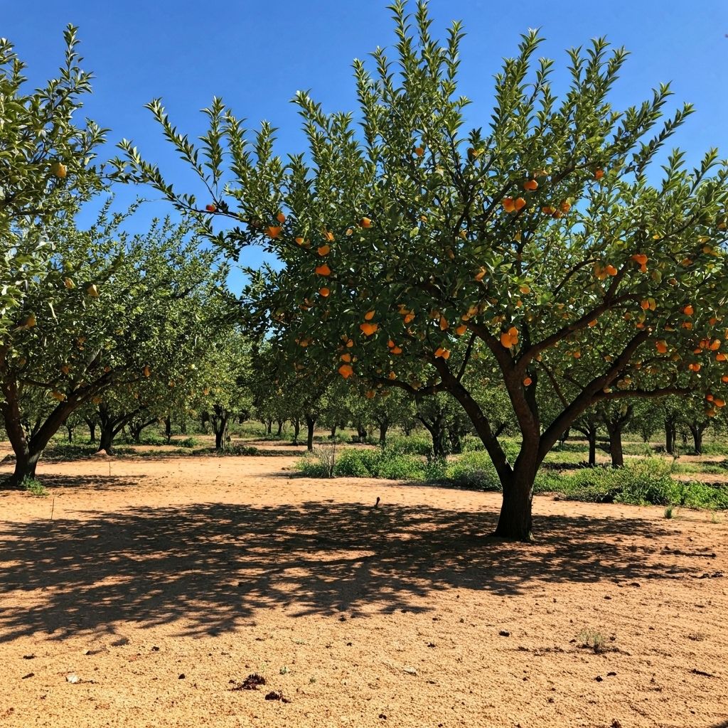 Mature desert food forest