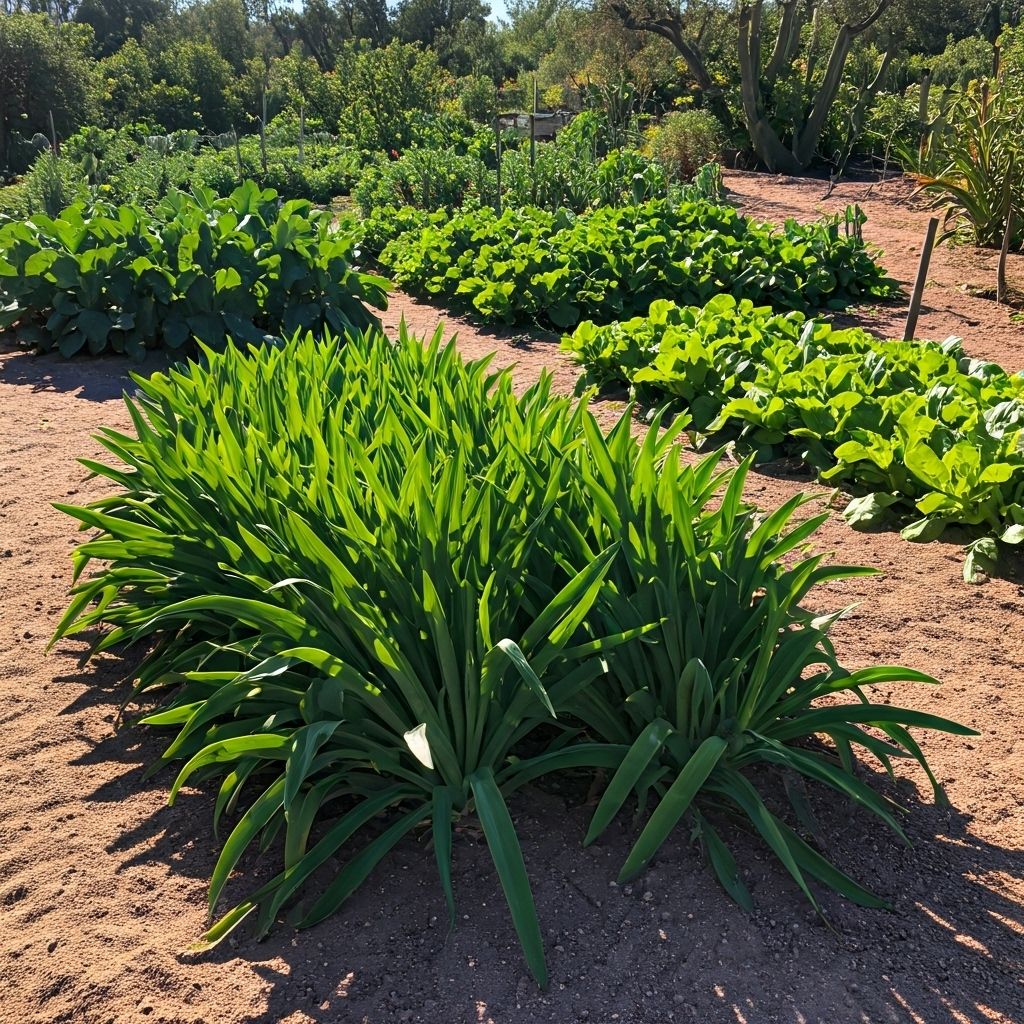Desert vegetable garden